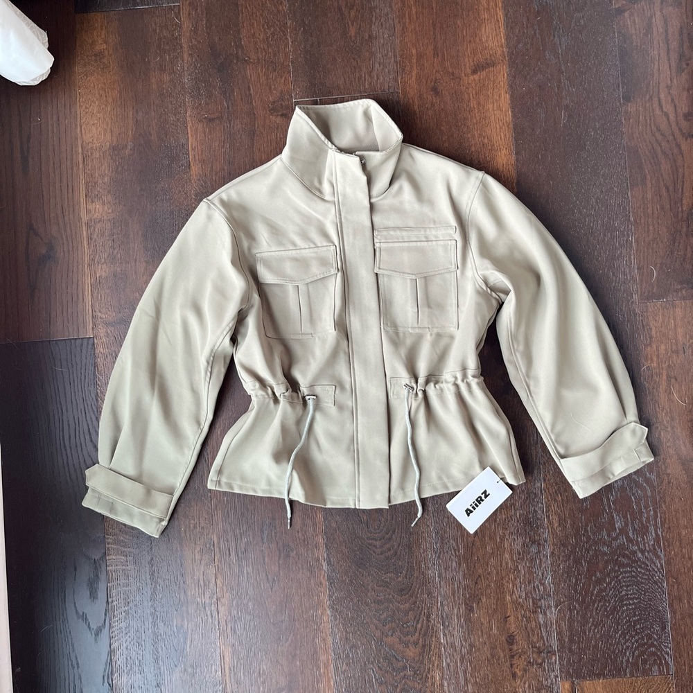 AIIRZ Women's Tan Utility Jacket
